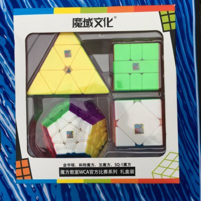 Shaped dárkový cubing set MoYu