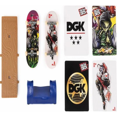 Tech Deck Fingerboard dvojbalení s překážkou DGK – Zboží Mobilmania