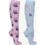 QHP Podkolenky Easter 2 páry pink blue – Zboží Mobilmania