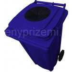 Naodpad popelnice 120 l modrá s vhozem – Zboží Mobilmania