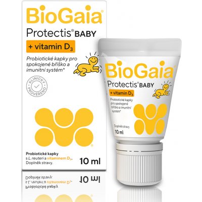 BioGaia Protectis BABY + vit.D3 probio. kapky 10 ml – Zboží Dáma