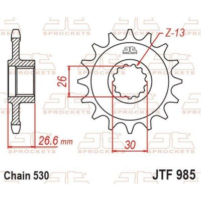 JT Sprockets JTF 985-19 | Zboží Auto