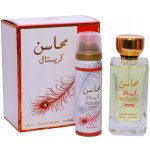 Lattafa Mahasin Crystal EDP 100 ml + deospray 75 ml dárková sada – Sleviste.cz