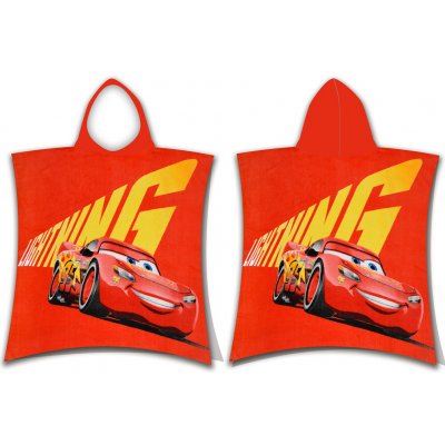 Jerry Fabrics Dětské pončo CARS - McQueen 50 x 115 cm – Zboží Mobilmania