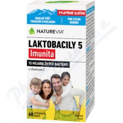 NatureVia Laktobacily 5 Imun 60 kapslí