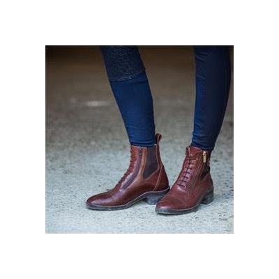 Jezdecká perka Horze Paddock se zipy černá hnědé vel. – Zboží Dáma