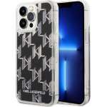 Karl Lagerfeld - Pevné pouzdro s tekutými třpytkami KLHCP14XLMNMK - iPhone 14 Pro Max - Monogram – Zboží Mobilmania