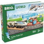 BRIO Herní sety 36011 Vlaková sada s turbo vlakem – Zboží Dáma