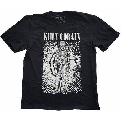 Nirvana tričko Kurt Cobain Brilliance Black – Zbozi.Blesk.cz