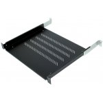 Triton Polička s perforací 1U/150mm,černá, max. nosnost 15Kg, RAB-UP-150-A4 – Hledejceny.cz