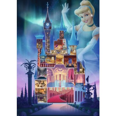 RAVENSBURGER Disney Castle Collection: Popelka 1000 dílků – Zboží Mobilmania