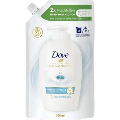 Dove Care & Protect tekuté mýdlo náhradní náplň 500 ml