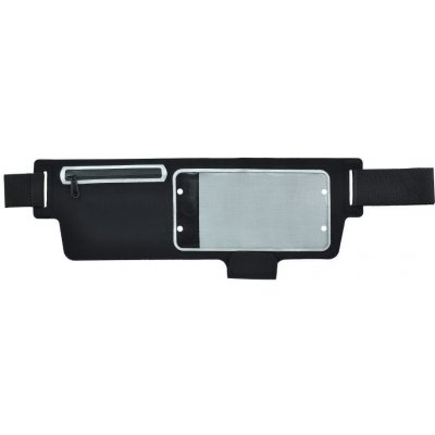 Pouzdro sportovní bederní pás telefon univerzální velikost L HSK-25 černé – Zboží Mobilmania