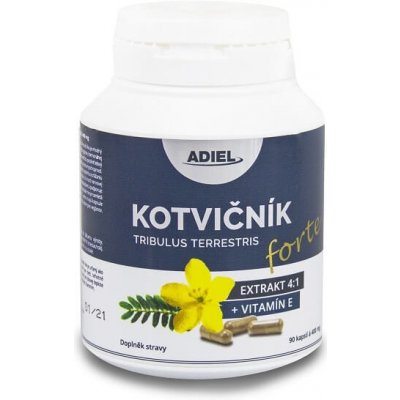 Adiel Kotvičník zemní FORTE s vitamínem E 90 pilulek