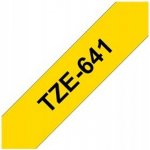 Brother TZE-641, žlutá/černá, 18mm – Hledejceny.cz