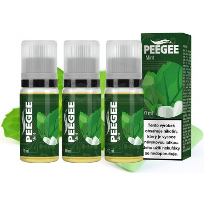 PEEGEE Máta 3 x 10 ml 6 mg – Zbozi.Blesk.cz