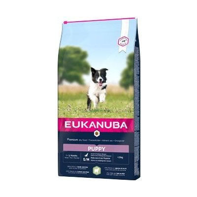 Eukanuba Dog Puppy Small & Medium Lamb & Rice 12 kg