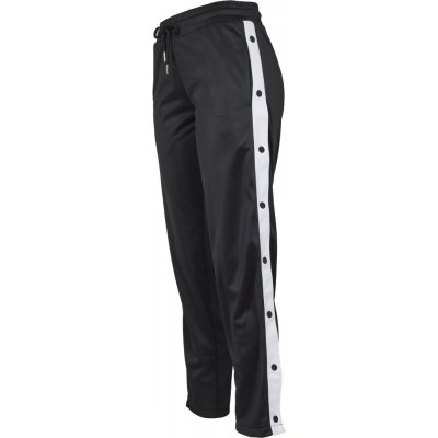 Urban Classics Ladies Button Up Track Pants blk/wht/blk – Zboží Mobilmania