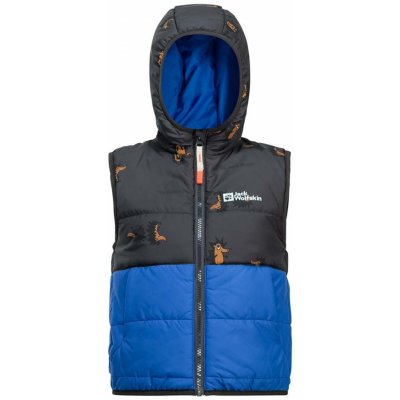 Jack Wolfskin Gleel Ins dětská vesta 1610401 modrá – Zboží Dáma