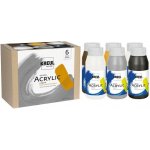 Kreul Triton sada akrylových barev Base & Neutral Colors 6 x 750 ml – Hledejceny.cz