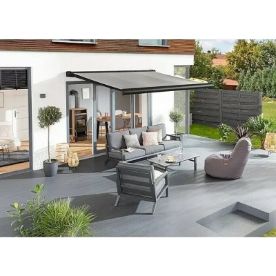 Sunfun Kazetová markýza Elba, černá/šedá, 3 x 2,5 m 325NMOGRI556 – HobbyKompas.cz