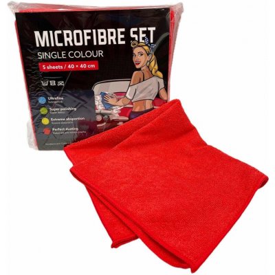 Marty´s Mikrovláknová utěrka 260GSM 40 x 40 cm červená 1 ks – Zboží Mobilmania