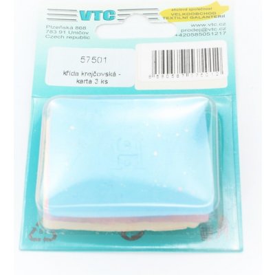 Křída krejčovská - karta 3 ks - barevná – Zboží Dáma