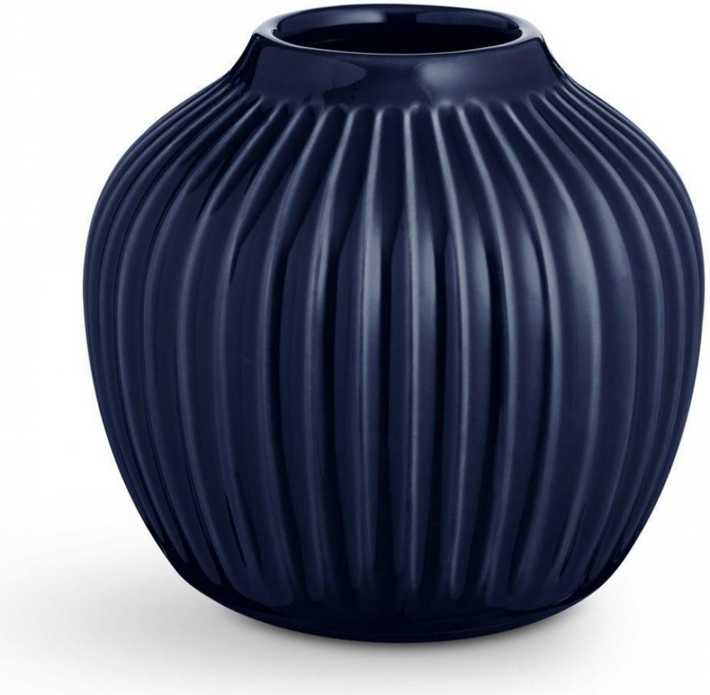 KÄHLER Keramická váza Hammershøi Indigo 12,5 cm, modrá barva, keramika |  Srovnanicen.cz