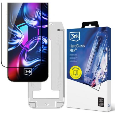 3mk Hardglass Max FrameFit pro Apple iPhone 15 Pro - 5903108671484 – Zboží Živě