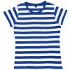 Dámská Trička Mantis Dámské pruhované tričko královská modrá-bílá