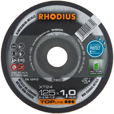 Rhodius Kotouč řezný 125 x 1,0 x 22,23 mm 210451 – Sleviste.cz