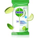 Dettol dezinfekční ubrousky na povrchy limetka a máta 36 ks – Zboží Dáma