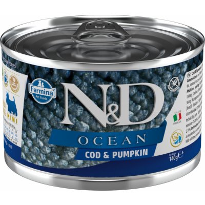 N&D Ocean Dog Adult Mini Codfish & Pumpkin 140 g – Zboží Mobilmania
