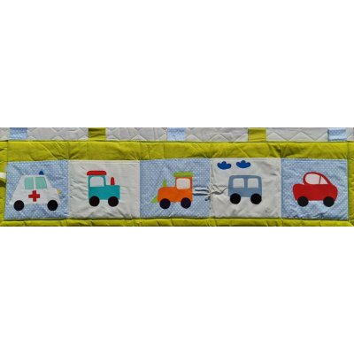 Ratajský Kapsář za postel velký 200x50 cm Bagr a auto – Hledejceny.cz