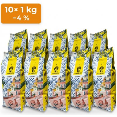 GANUCI Perfetto 100% Arabica zrnková 10 x 1 kg – Hledejceny.cz
