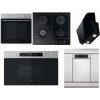 Set domácích spotřebičů Set Whirlpool OMK38HU0X + GOFL 629/NB1 + WHVP 65F LM K + MBNA910X + WSBO 3O34 PF X