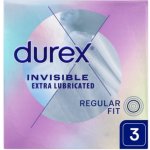 Durex Invisible Extra Lubricated 3 ks – Zboží Dáma
