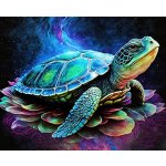 Norimpex diamantové malování Abstraktní barevná želva 30 x 40 cm – Sleviste.cz