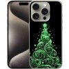 Pouzdro a kryt na mobilní telefon Apple mmCase Gelové iPhone 15 Pro - neonový vánoční stromek 3