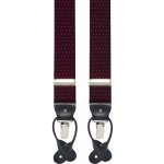 House of Amanda Christensen Micro Dot Suspenders Bordeaux – Hledejceny.cz