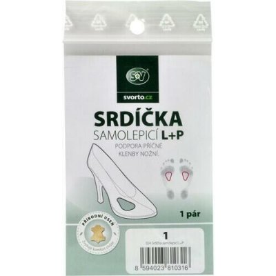 Svorto Srdíčka do bot samolepicí 024 béžová L+P 2 – Hledejceny.cz
