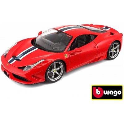 Bburago Sign. Ferrari 458 Speciale červená 1:18