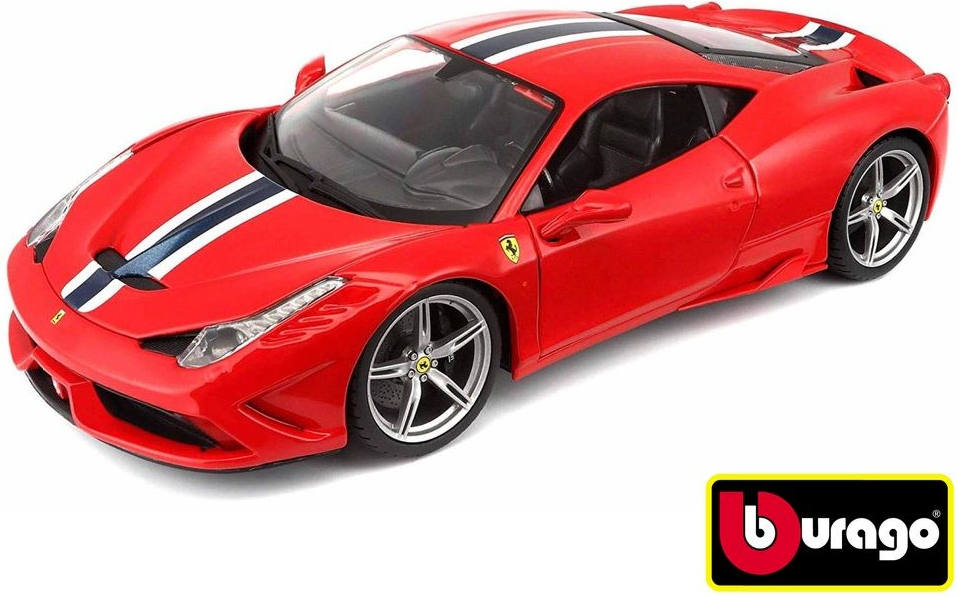 Bburago Sign. Ferrari 458 Speciale červená 1:18