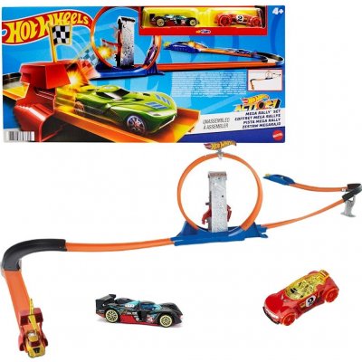 Hot Wheels Sada Mega rallye Smyčka 2 autíčka FVJ21 – Zboží Mobilmania