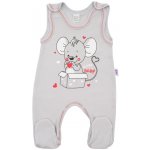 NEW BABY Kojenecké dupačky Mouse bílé – Zboží Dáma