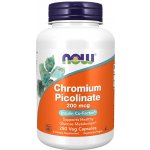 Now Chromium Picolinate 200mcg 250 veg kapslí – Hledejceny.cz
