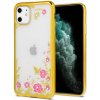 Pouzdro a kryt na mobilní telefon Pouzdro 1Mcz Diamond Flower TPU Apple iPhone 7, iPhone 8, iPhone SE 2020, iPhone SE 2022 zlaté