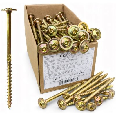 Tesařské vruty talířové 8x260 mm TORX 50 ks IGMAR – Hledejceny.cz