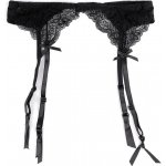 Prima-obchod Krajkový podvazkový pás 2 černá – Zboží Dáma