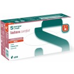 L&R Sempermed Latex Comfort vyšetřovací latexové rukavice bez pudru S, 100 ks – Zboží Dáma